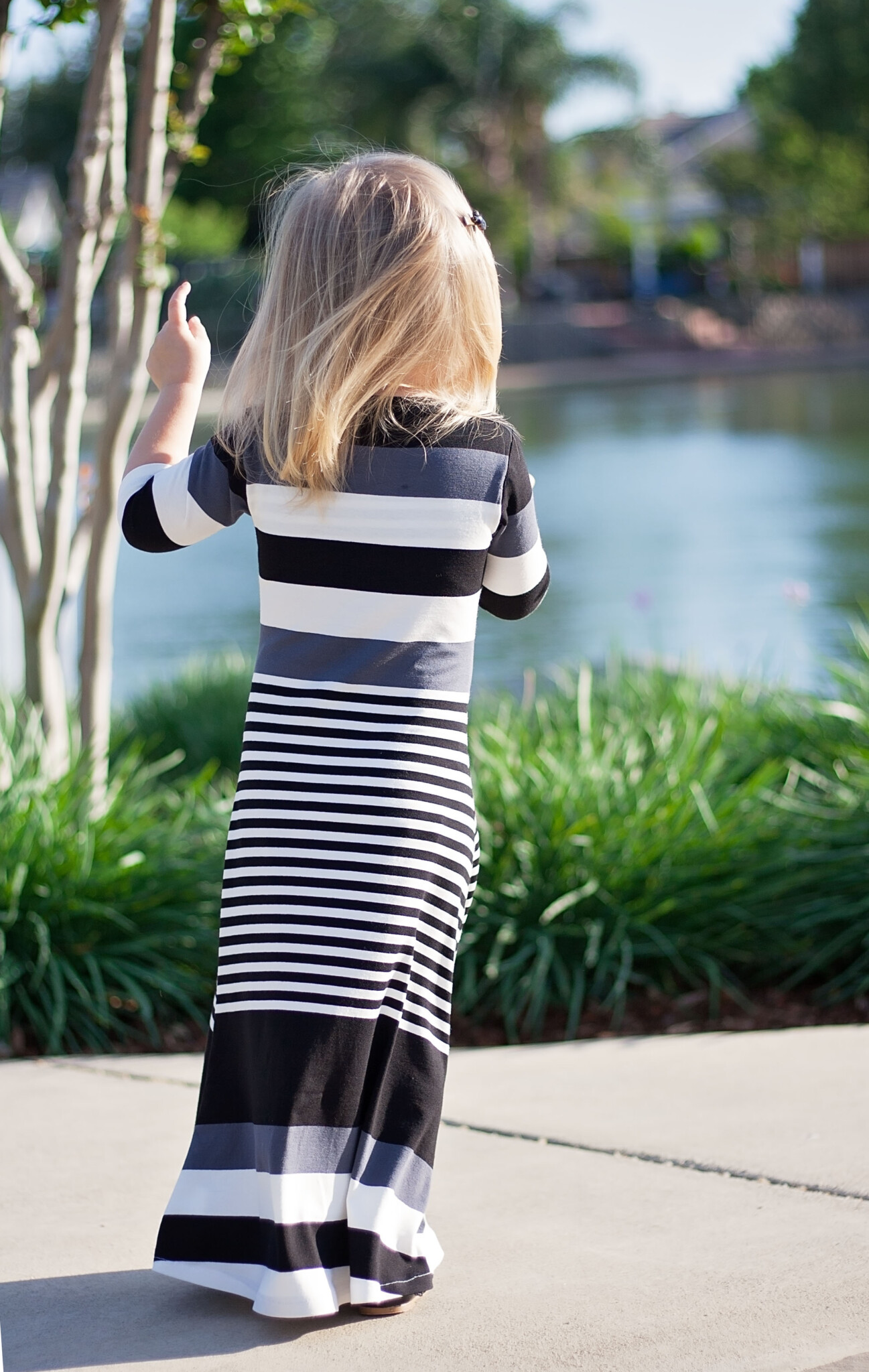 The Girl's Uptown Downtown Dress - Sweet Red Poppy