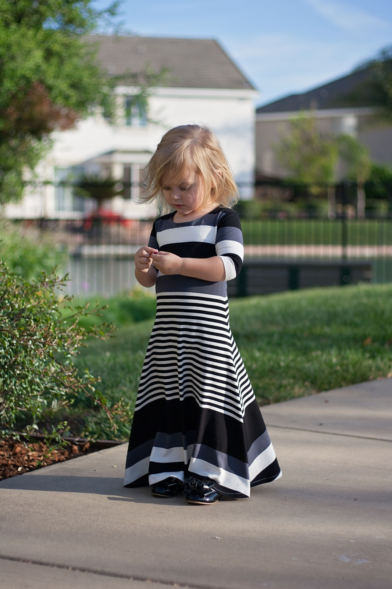 The Girl's Uptown Downtown Dress - Sweet Red Poppy