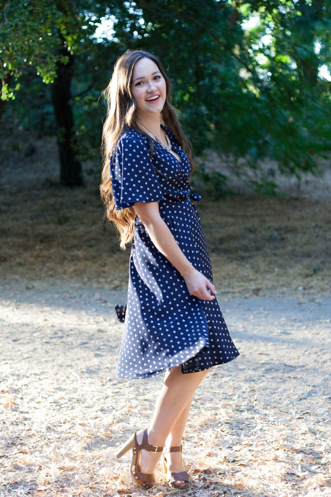 The Pippa Wrap Dress PDF Sewing Pattern from Designer Stitch 