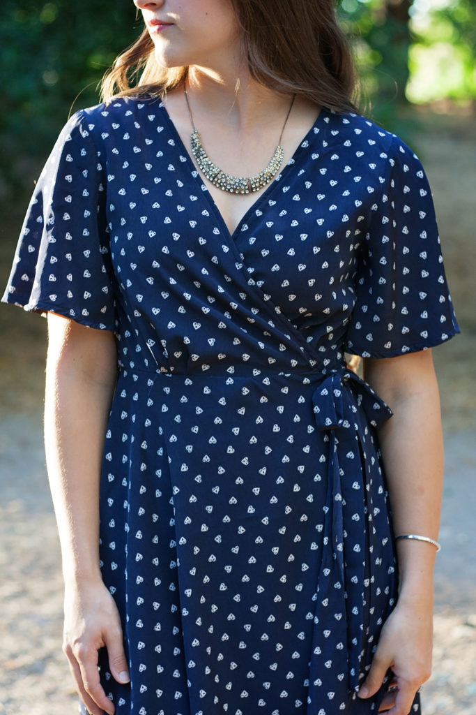 The Pippa Wrap Dress PDF Sewing Pattern from Designer Stitch 