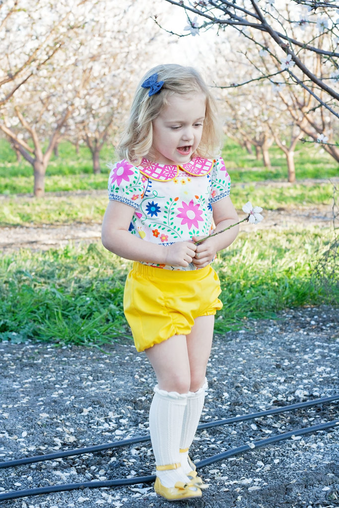 Pleatie Playsuit PDF Sewing Pattern Fiesta Fun Fabrics Art Gallery 