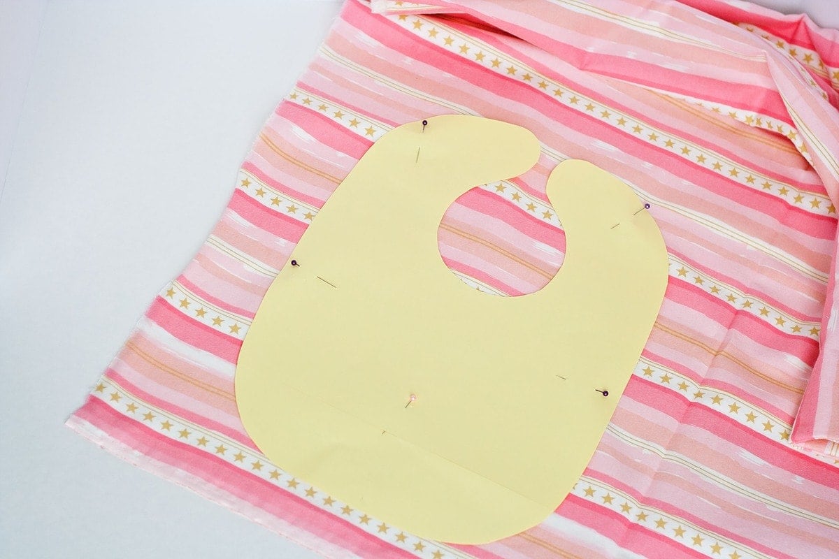 sewing baby bibs from towels