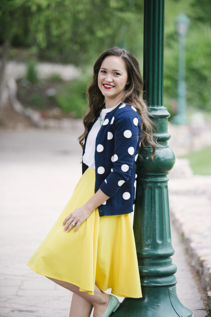 Stylish Fabrics Circle Skirt - Sweet Red Poppy