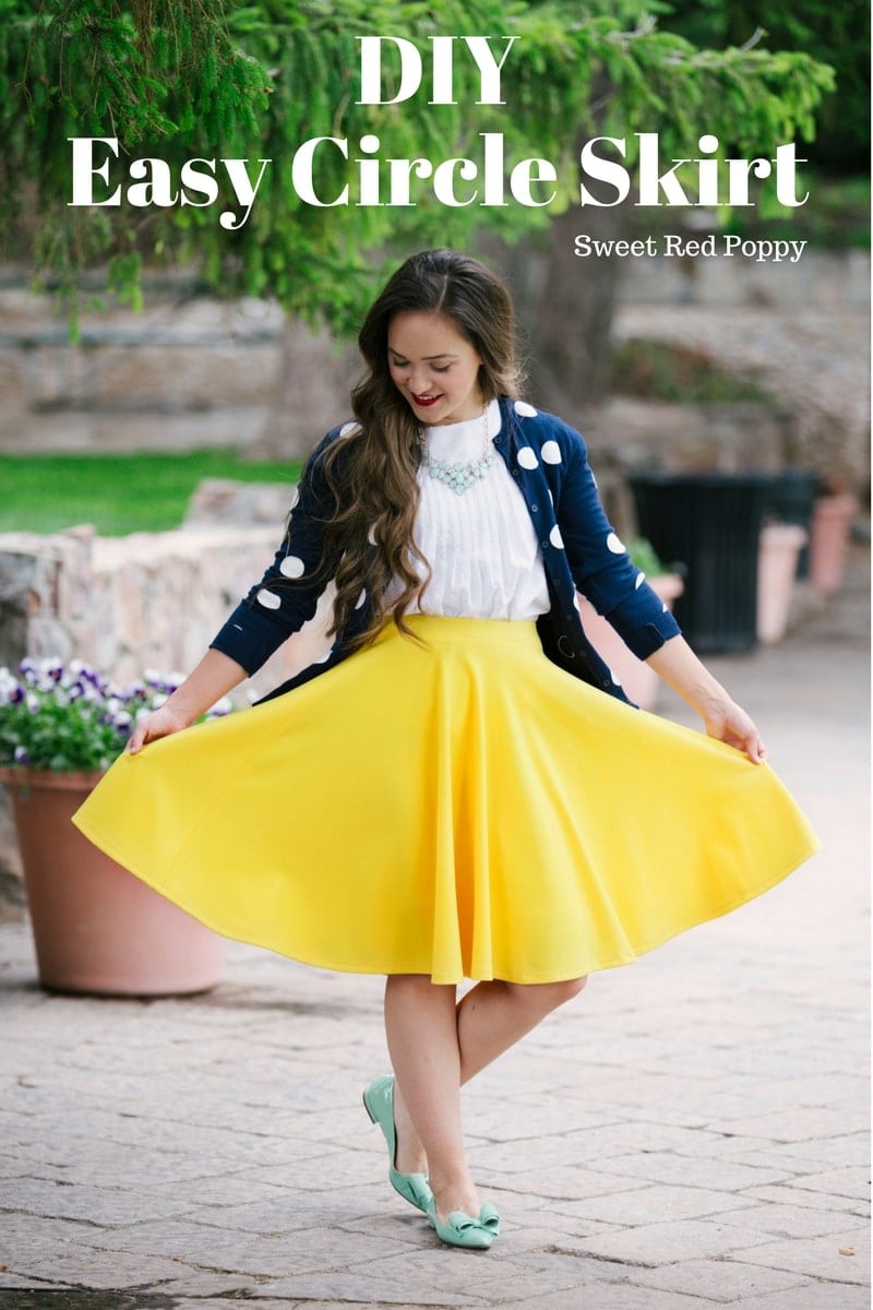 Jersey circle shop skirt pattern