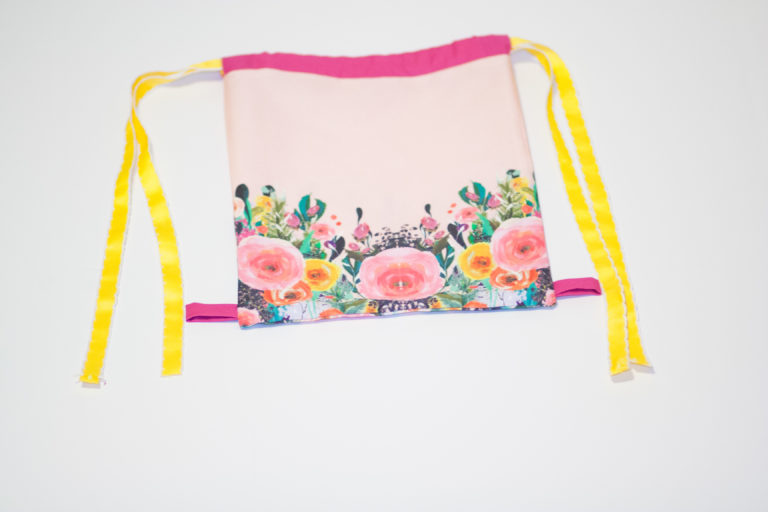 Back-To-School Kids Drawstring Backpack Tutorial - Sweet Red Poppy