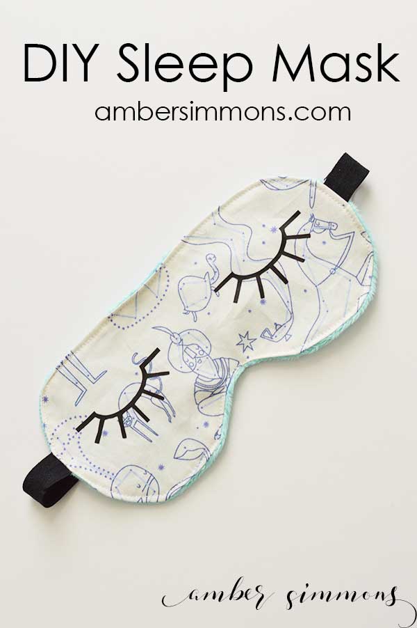 Amber Simmons DIY Sleep Mask Tutorial Cricut HTV