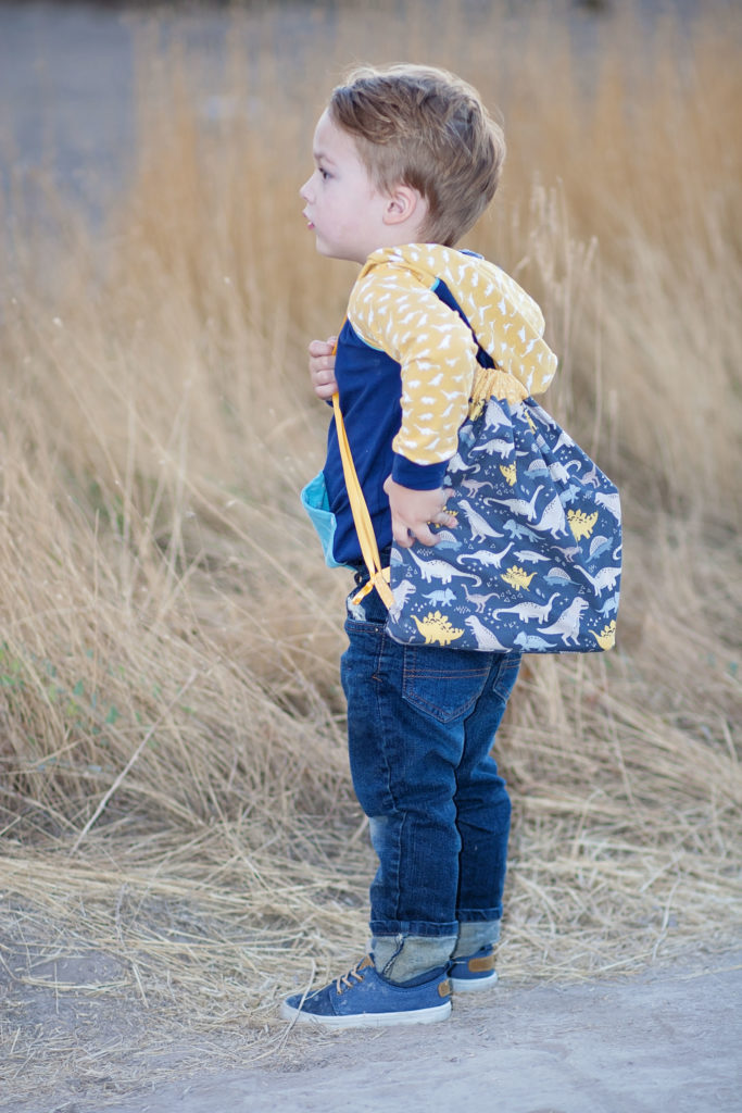 Free Hoodie Sewing Pattern and Drawstring Bag Tutorial