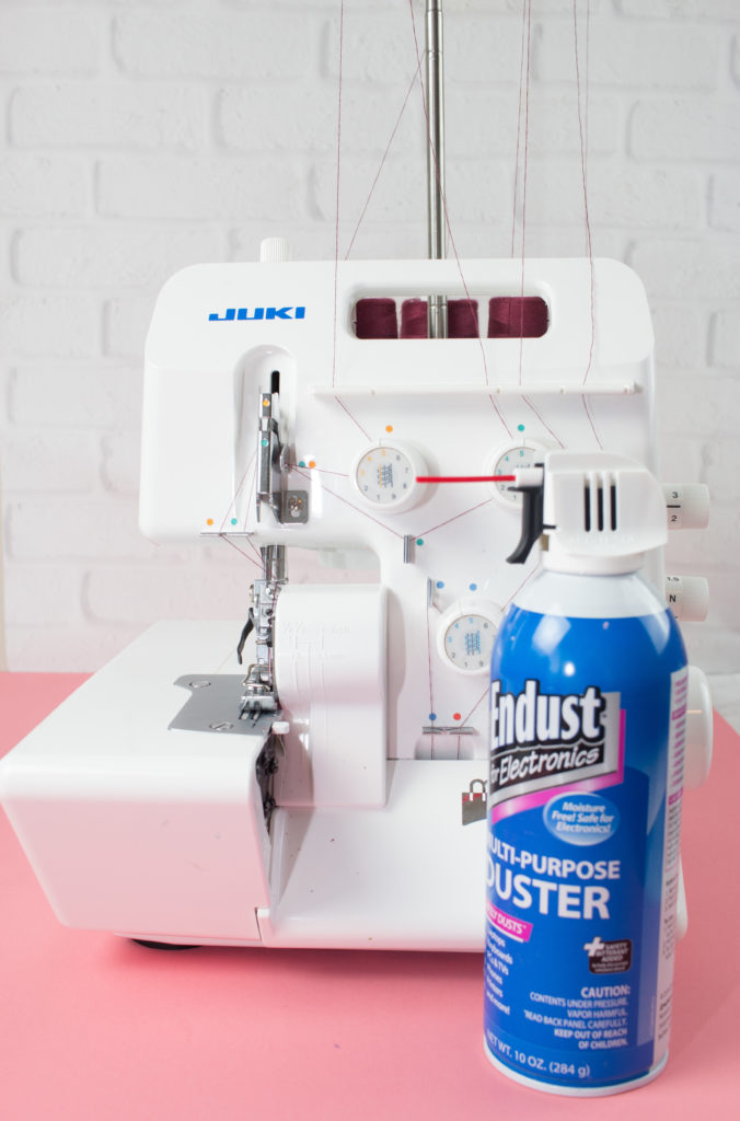 clean out your serger