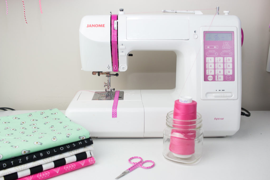 Use serger thread on your sewing machine.