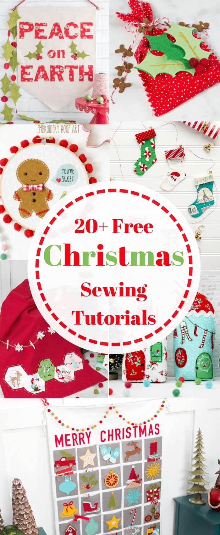 20+ Christmas Sewing Projects | Sewing | Sweet Red Poppy