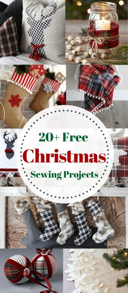 20+ Christmas Sewing Projects featured by top US craft blogger, Sweet Red Poppy