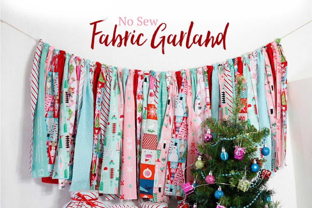 Fabric.com No Sew Fabric Garland 