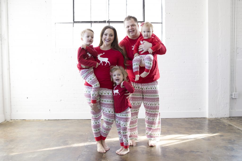 Family Christmas Pajama Patterns and tutorial featured by top US sewing blogger, Sweet Red Poppy