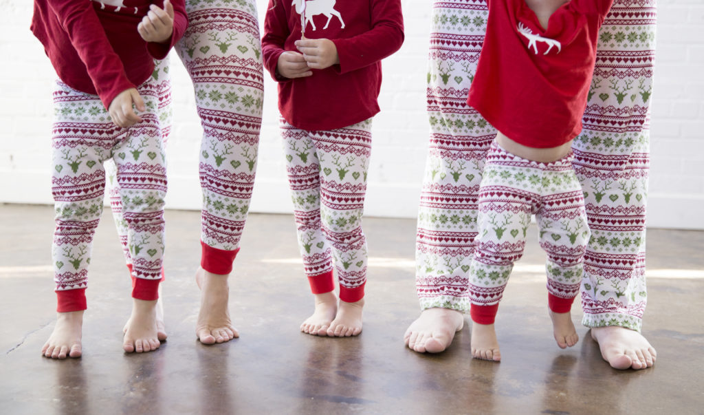 Family Christmas Pajama Patterns and tutorial featured by top US sewing blogger, Sweet Red Poppy