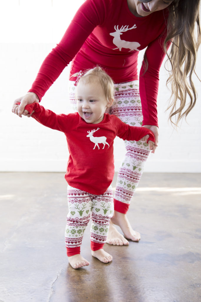 Family Christmas Pajama Patterns and tutorial featured by top US sewing blogger, Sweet Red Poppy