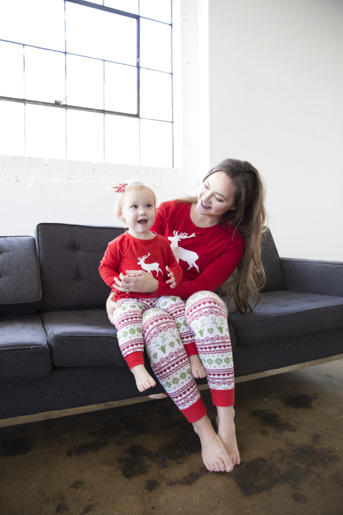 Family Christmas Pajama Patterns and tutorial featured by top US sewing blogger, Sweet Red Poppy