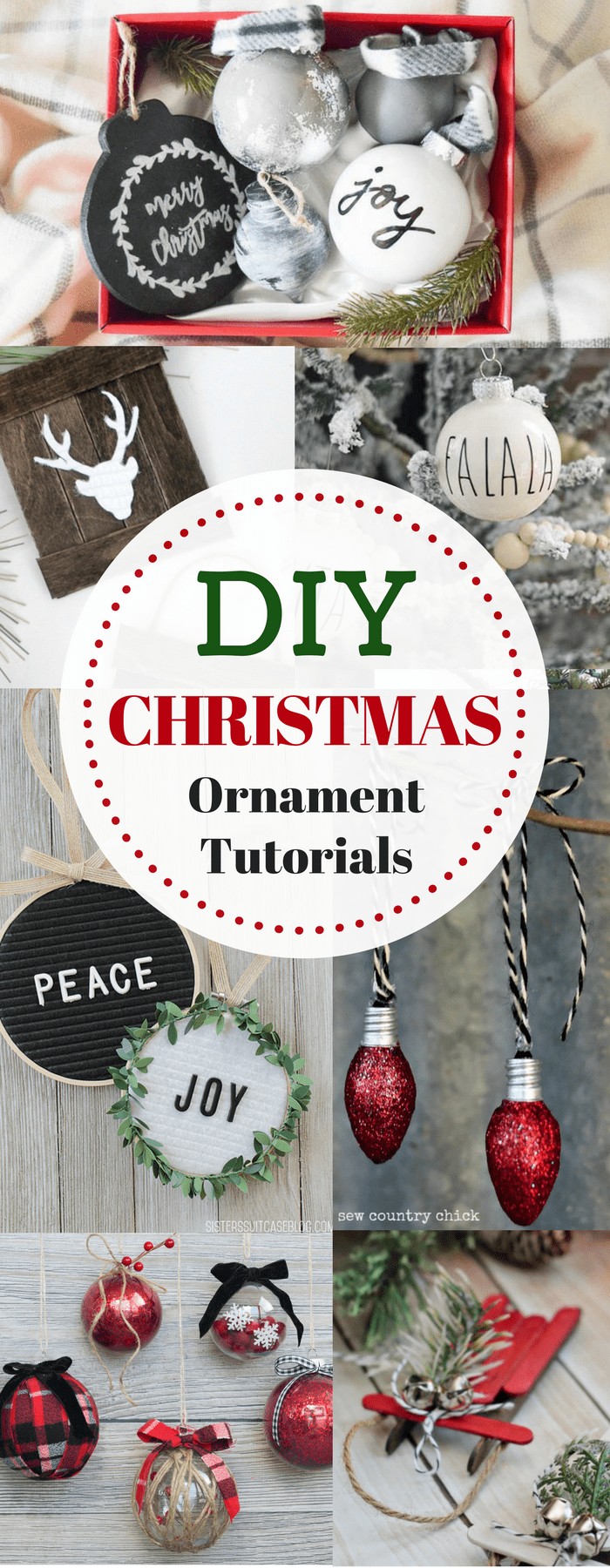 Handmade Christmas Ornament Tutorials - Sweet Red Poppy