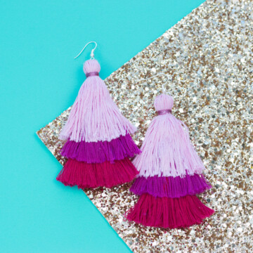 How to Make Tassel Earrings, a tutorial featured by top US craft blogger, Sweet Red Poppy