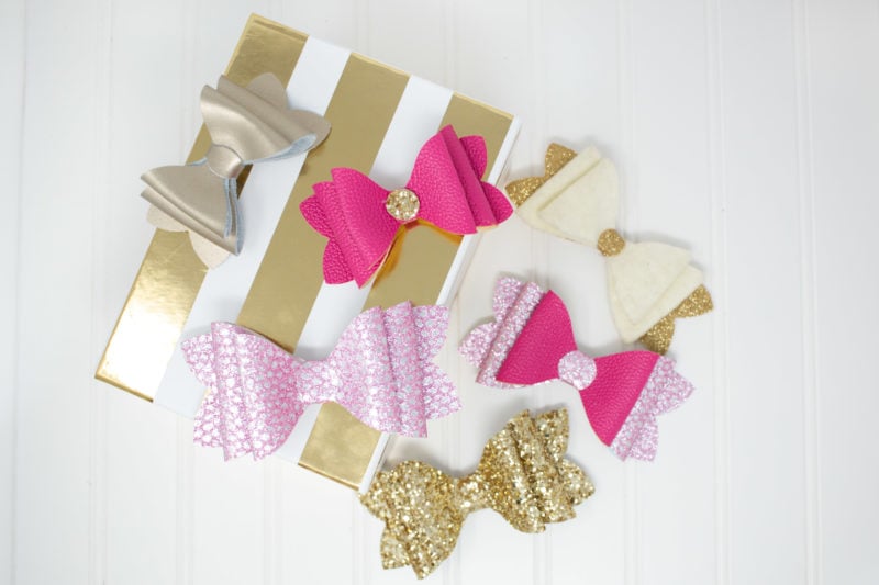 How to Make Hair Bows: Stacked French Hair Bow Tutorial: staked French hair bow tutorial shared by top US craft blog, Sweet Red Poppy: French Bow Girls Hair Bow Tutorial