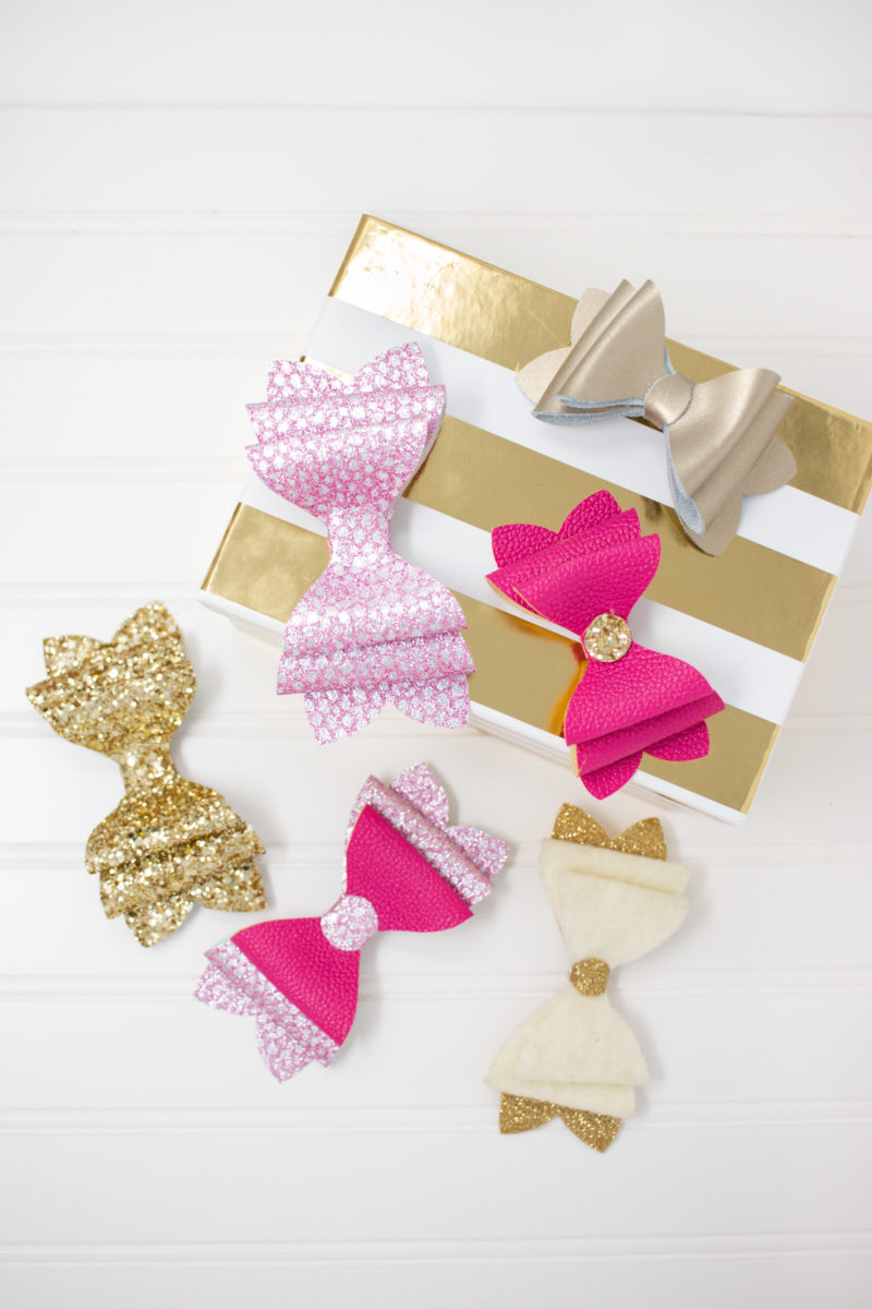 How to Make Hair Bows: Stacked French Hair Bow Tutorial: staked French hair bow tutorial shared by top US craft blog, Sweet Red Poppy: Chunky 3 Layer Girls French Bow DIY & Tutorial