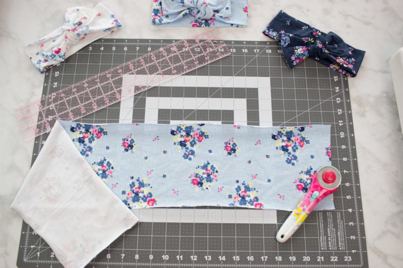 Top Knot Headband Sewing Tutorial featured by top US sewing blog, Sweet Red Poppy