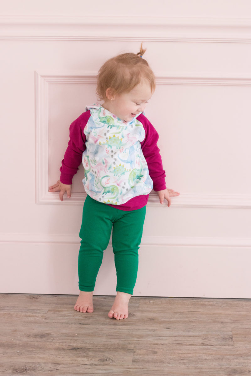 FREE Kids Leggings and Hoodie Sewing Patterns featured by top US sewing blogger, Sweet Red Poppy