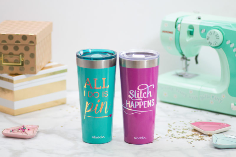 Download DIY Sewing Tumbler Tutorial with Free SVG File - Sweet Red ...