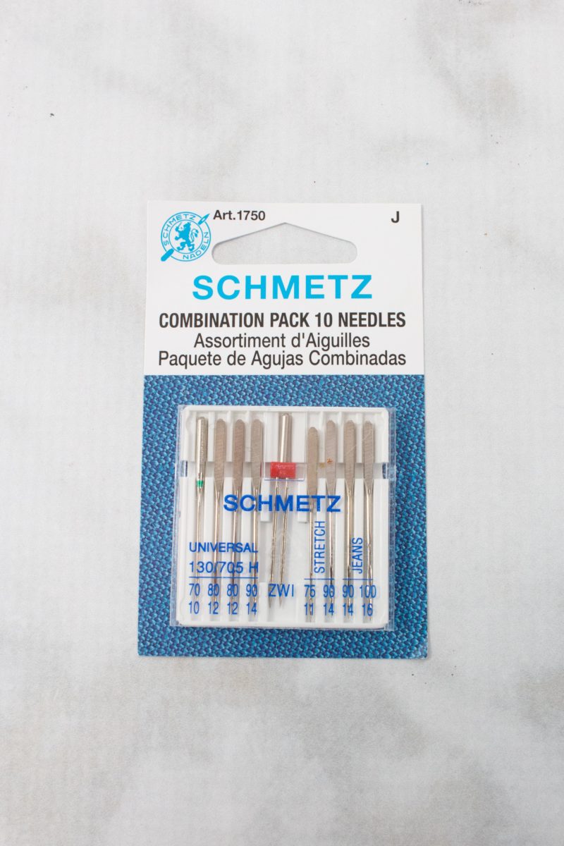 Learn to sew different types of fabric with this variety pack of shmetz needles