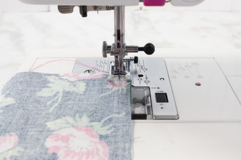 Learn to sew with a 3/8 inch seam allowance.