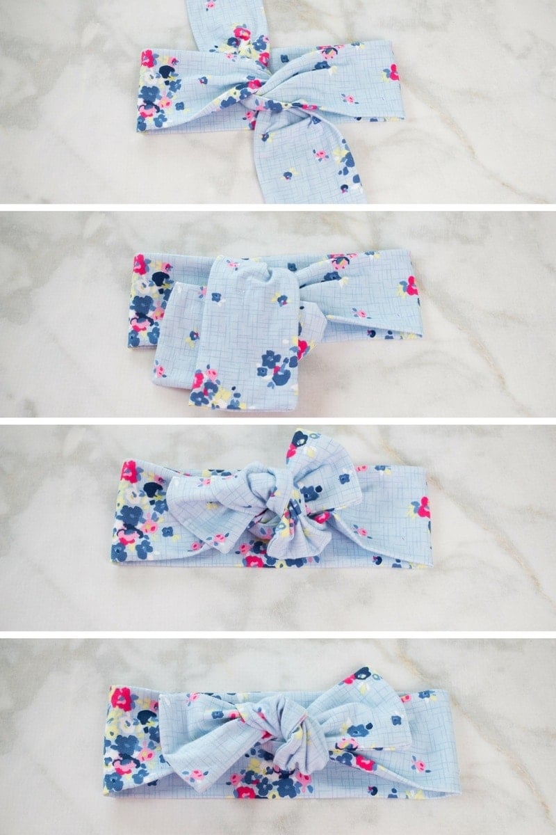 Top Knot Bow Wrap Tutorial – Sweet Red Poppy