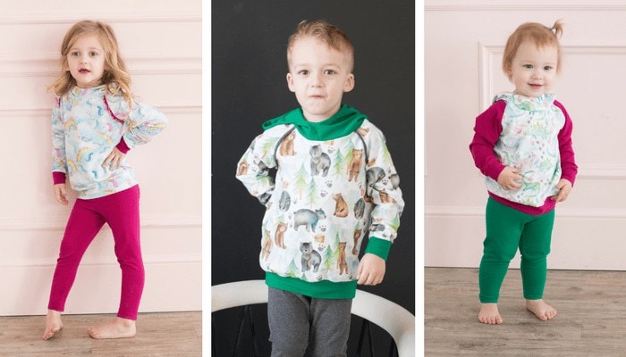 FREE Kids Leggings and Hoodie Sewing Patterns