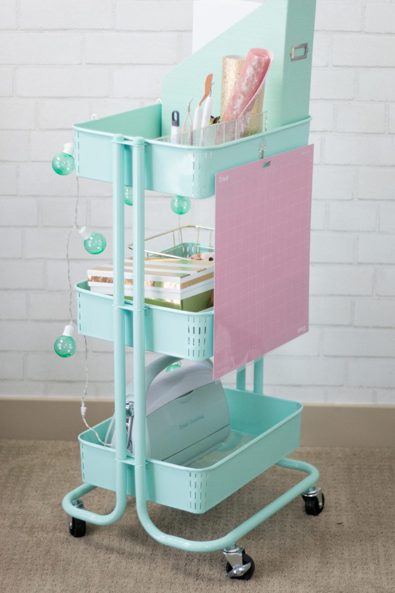 Cricut Craft and Sewing Room Organization Hacks featured by top US craft blog, Sweet Red Poppy