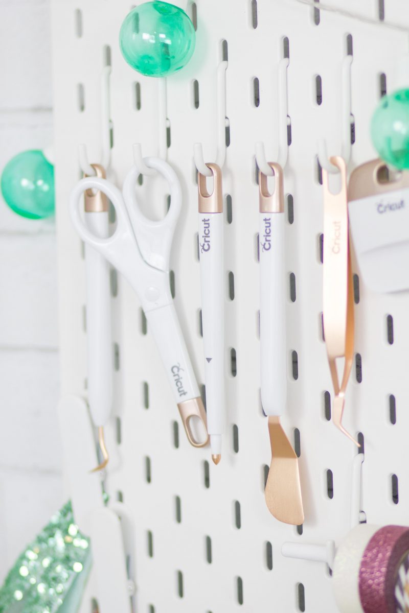 Cricut Craft and Sewing Room Organization Hacks featured by top US craft blog, Sweet Red Poppy