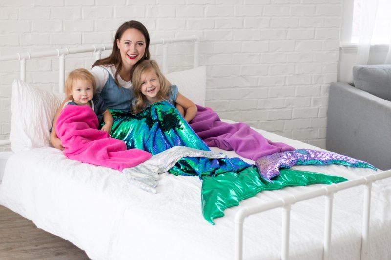 Mermaid Tail Blanket Sewing Pattern