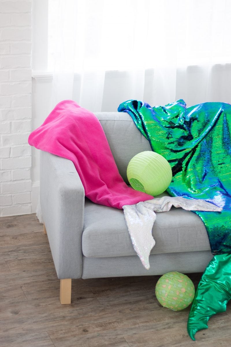 How to Sew a Mermaid Tail Blanket