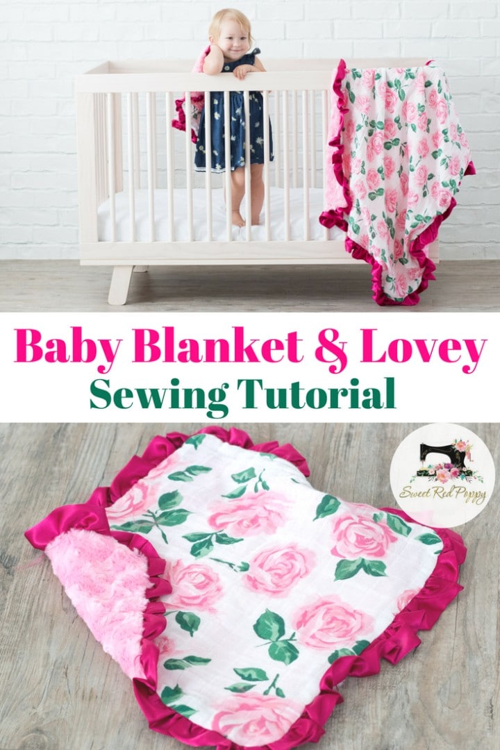 Ruffled Baby Blanket and Lovey Sewing Tutorial Shannon Fabrics