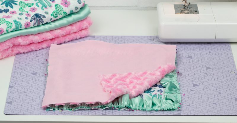 How to Sew with Minky Cuddle Fabric