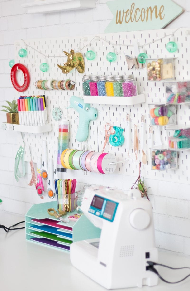 Sewing and Craft Room Tour  Craft supplies storage and