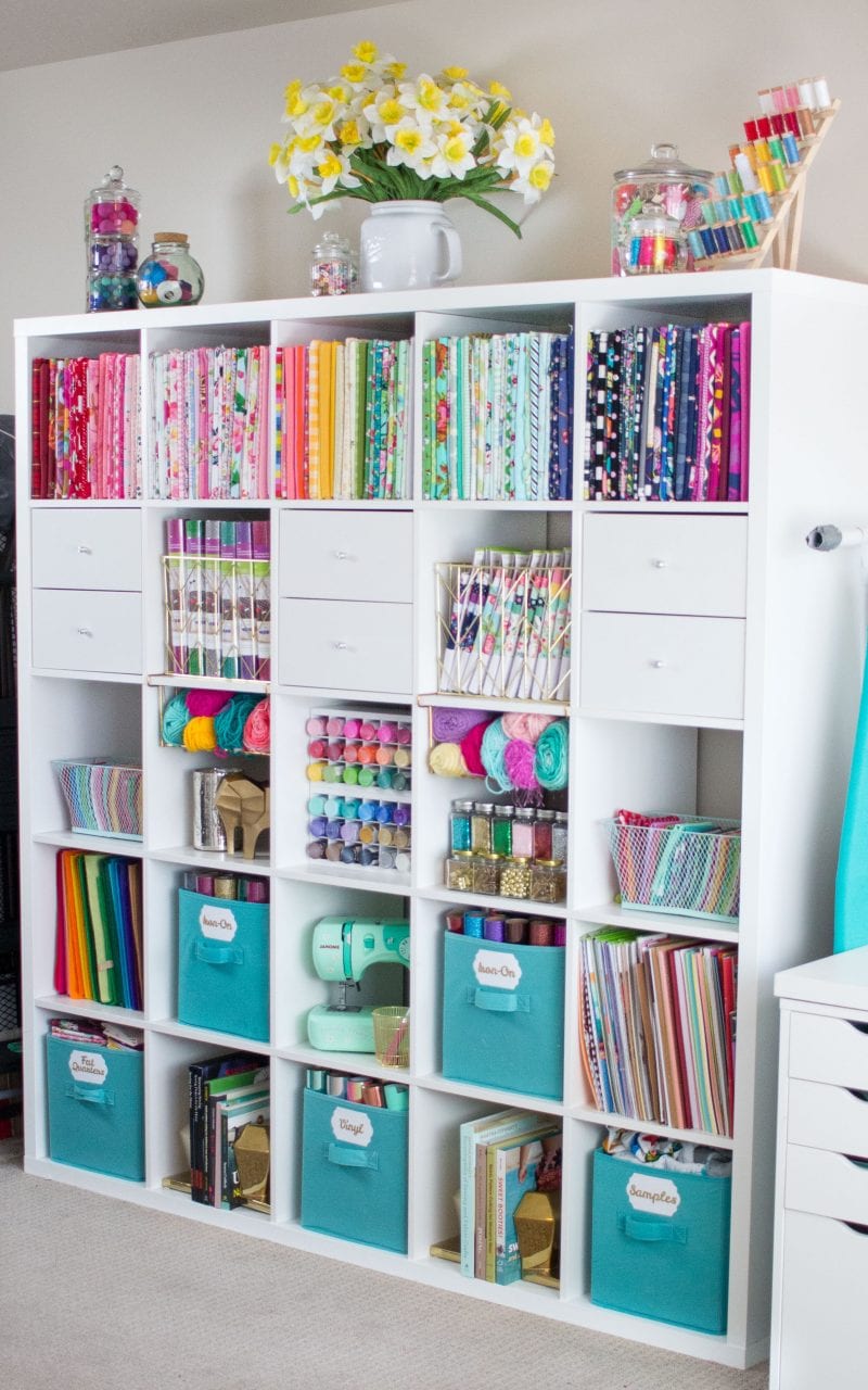 15 Craft Room Organization Ideas - Best Craft Room Storage Ideas If You're  on a Budget