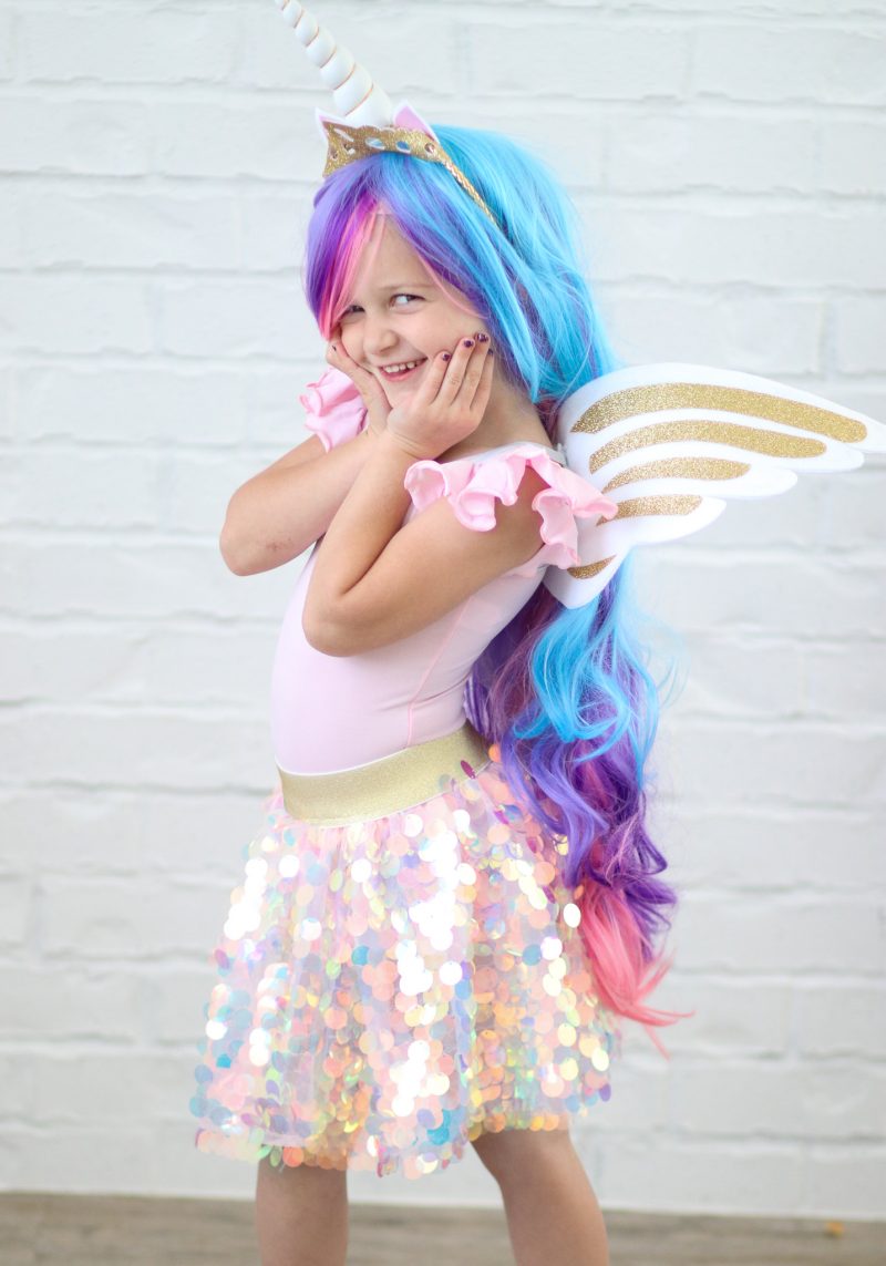 Princess Celestia Unicorn No-Sew Halloween Costume Tutorial Cricut Maker