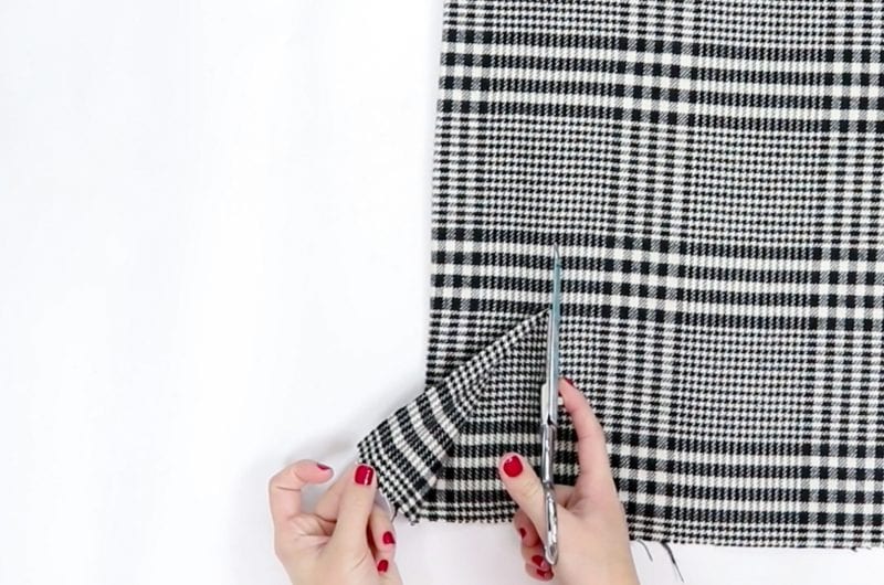 How to Make a No-Sew Plaid Blanket Scarf and Style it over 20 Different Ways, a tutorial featured by top US sewing blogger, Sweet Red Poppy.
