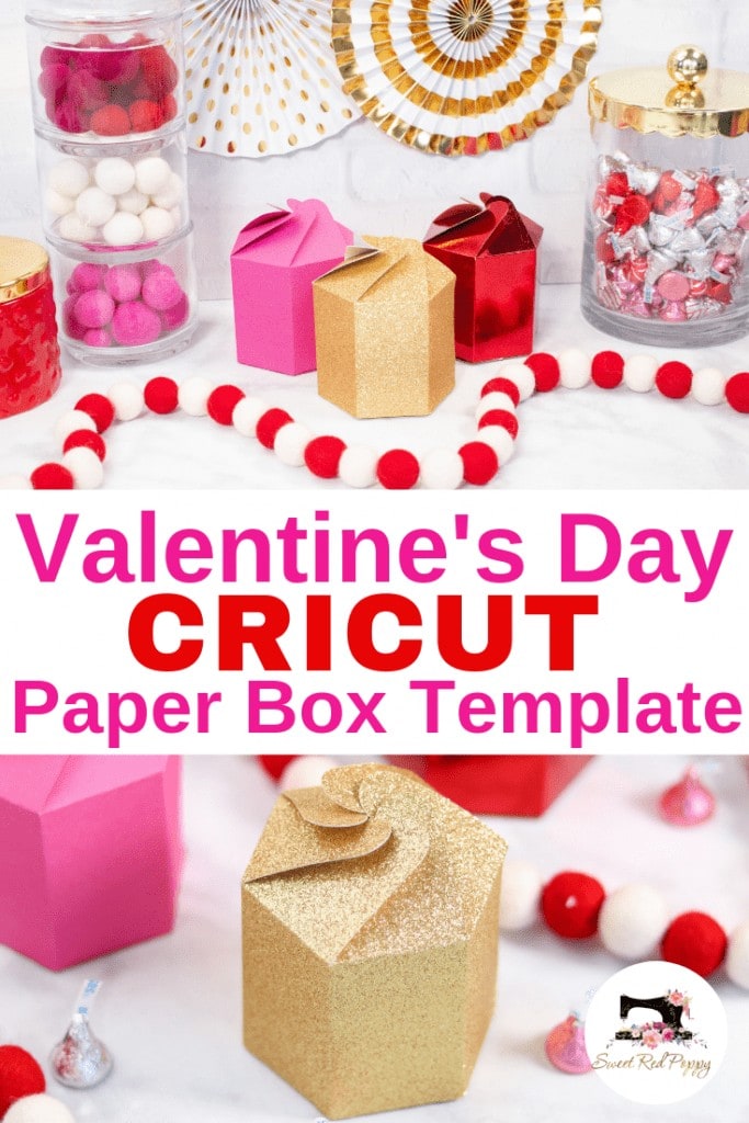 Valentine's Day Cricut Gift Boxes - Sweet Red Poppy