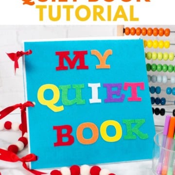 Cricut Maker How to Make a Quiet Book Tutorial with Step by Step Photos and Video.