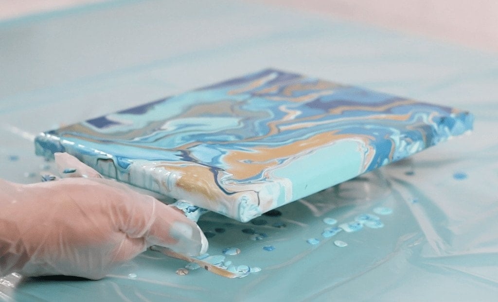 DIY Pour Painting with JOANN featured by top US craft blog, Sweet Red Poppy: 