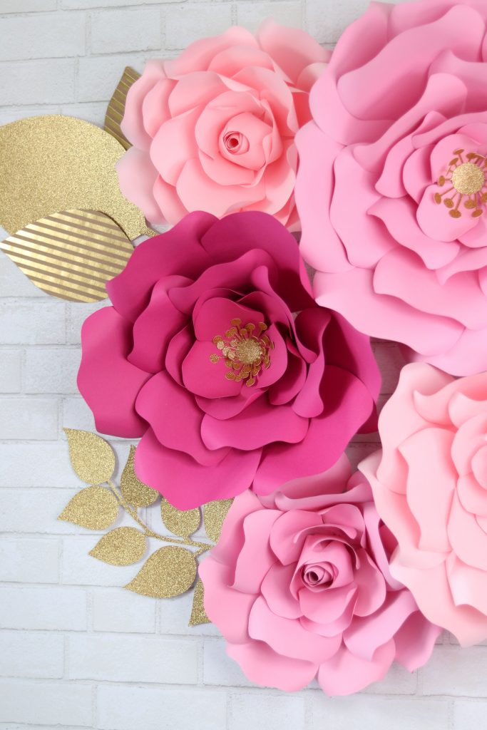 DIY Giant Paper Flowers with Template. 5 Steps! - My Online