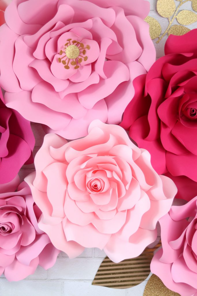 How to make large paper flowers, a tutorial featured by top US craft blog, Sweet Red Poppy