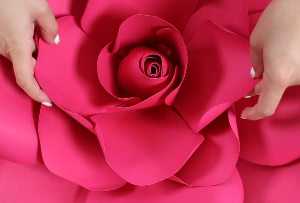 How To Make Large Paper Flowers Crafts Sweet Red Poppy