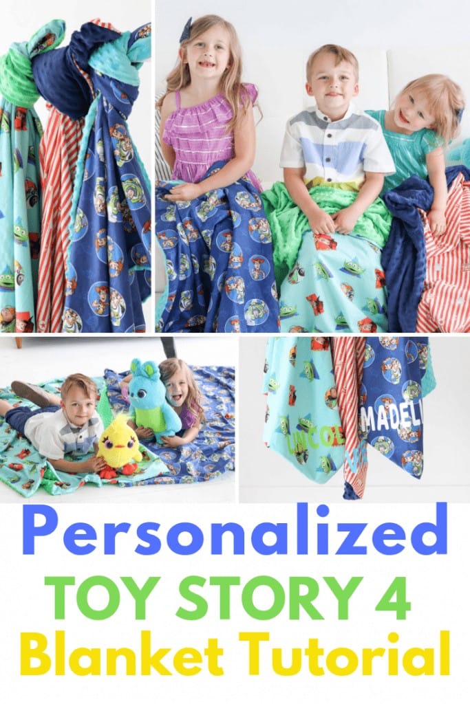 Personalized Blanket sewing tutorial