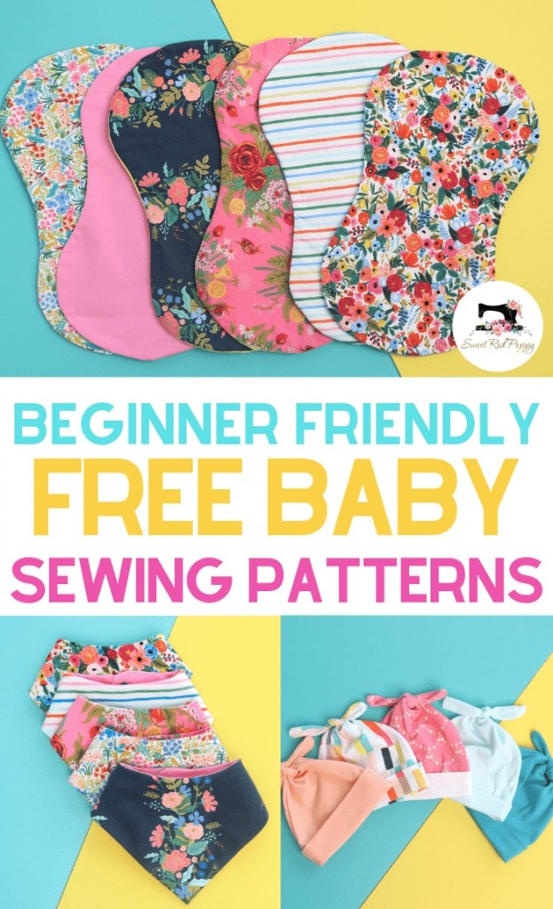 Free Baby Sewing Patterns featured by top US sewing blogger, Sweet Red Poppy.