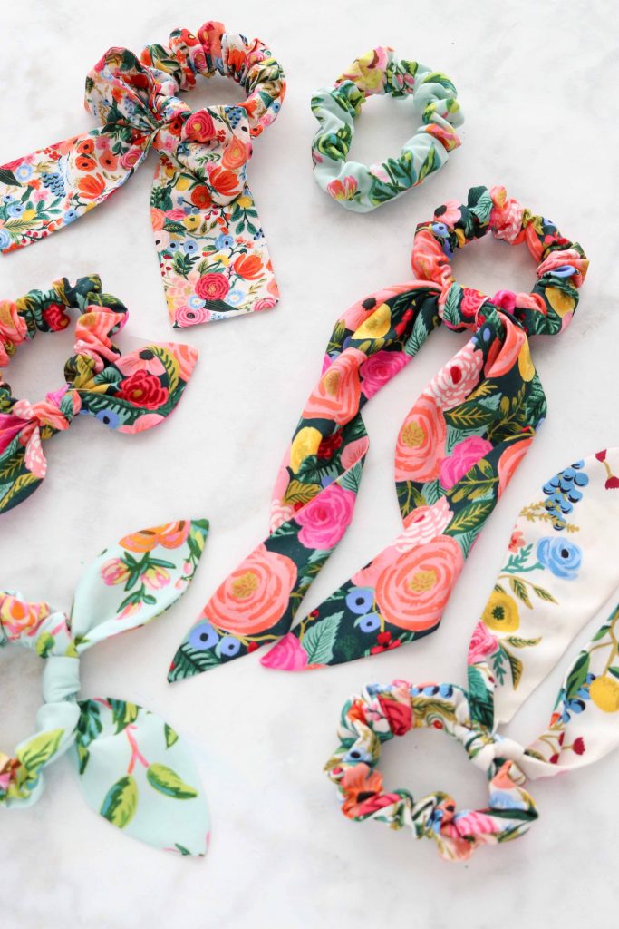 DIY Scrunchies And a No-Sew Option! - The Sweeter Side of Mommyhood